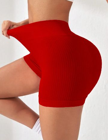 Pantaloni scurti SHEIN, rosu