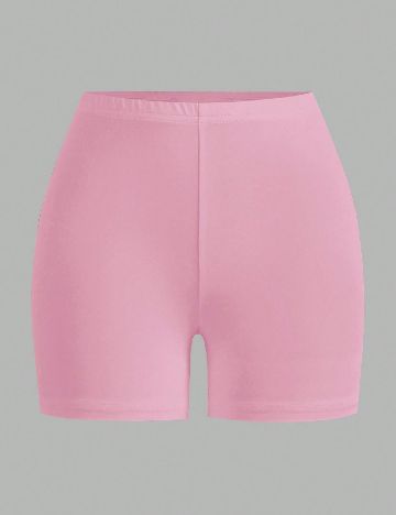 Set Pantaloni scurti 2 perechi SHEIN, negru/roz