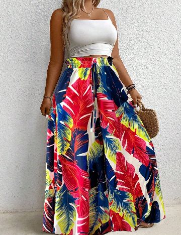 Pantaloni SHEIN CURVE, mix culori