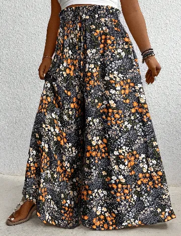 Pantaloni SHEIN CURVE, floral print