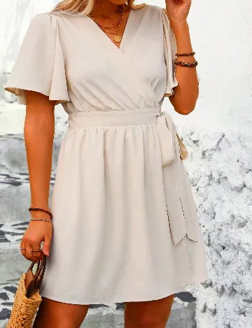 Rochie scurta SHEIN CURVE, bej