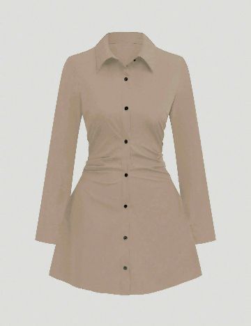 Rochie scurta SHEIN CURVE, bej