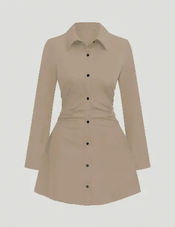 Rochie scurta SHEIN CURVE, bej