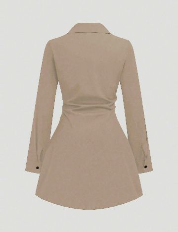 Rochie scurta SHEIN CURVE, bej