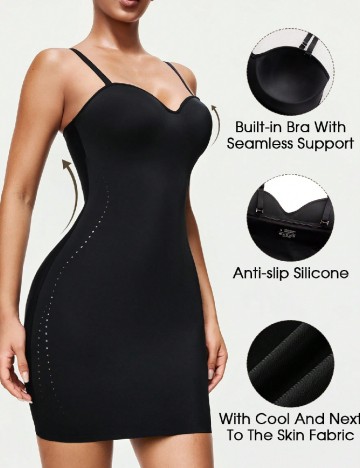 Rochie modelatoare SHEIN, negru