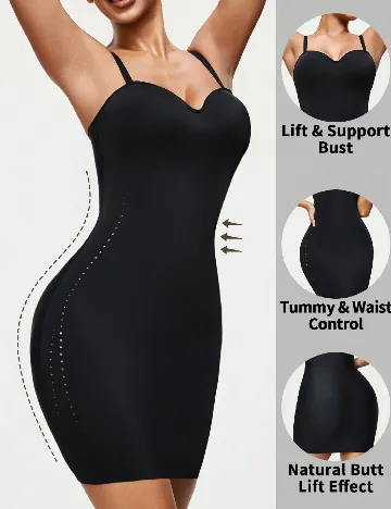 Rochie modelatoare SHEIN, negru