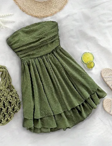 Rochie scurta SHEIN, verde