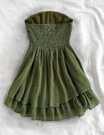 Rochie scurta SHEIN, verde