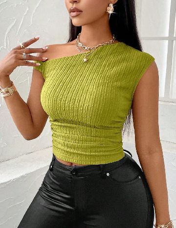 Top SHEIN, verde