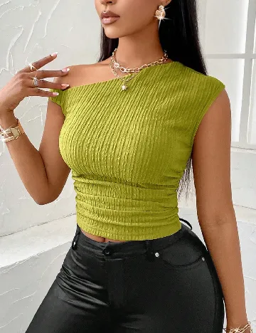 Top SHEIN, verde