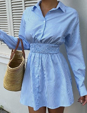 Rochie scurta SHEIN, albastru