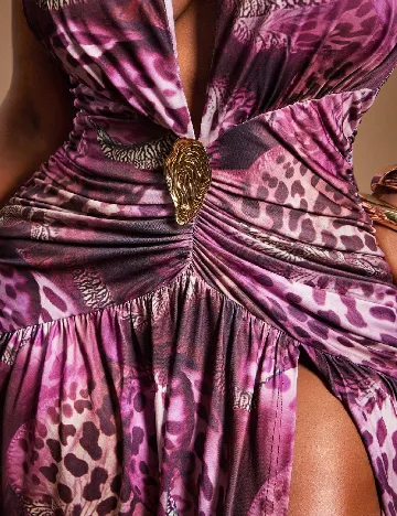 Rochie lunga SHEIN CURVE, mix culori