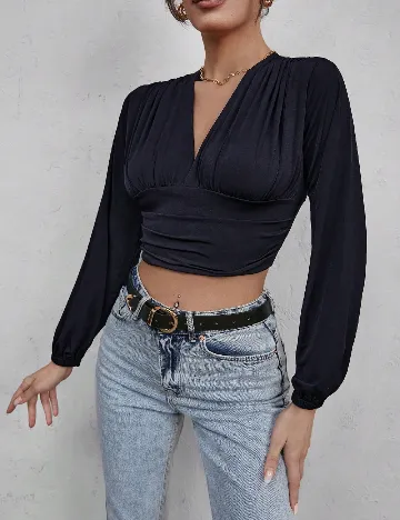 Top SHEIN, bleumarin