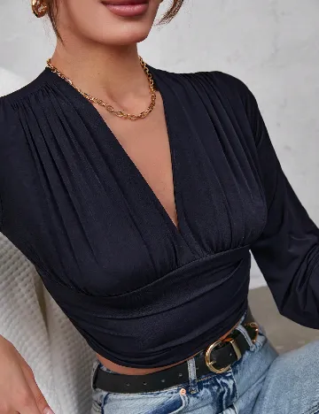 Top SHEIN, bleumarin