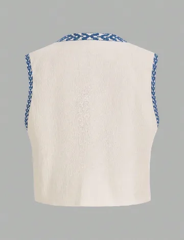 Vesta SHEIN, ecru/albastru