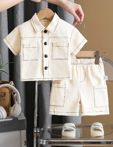 Compleu Shein Kids, alb