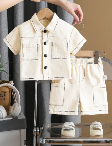 Compleu Shein Kids, alb