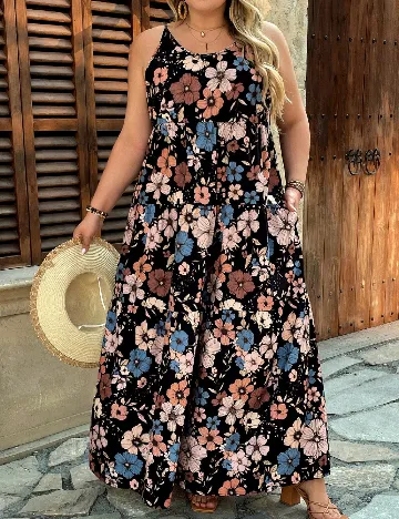 Rochie lunga SHEIN CURVE, floral