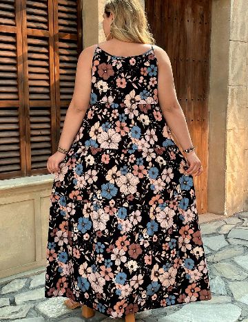 Rochie lunga SHEIN CURVE, floral