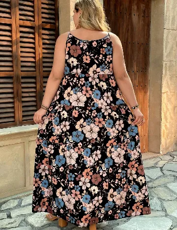 Rochie lunga SHEIN CURVE, floral