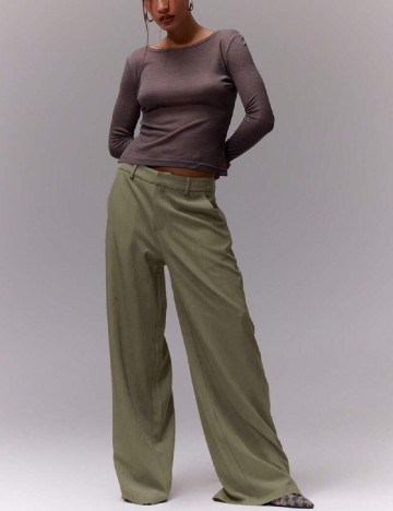 Pantaloni Musera, verde