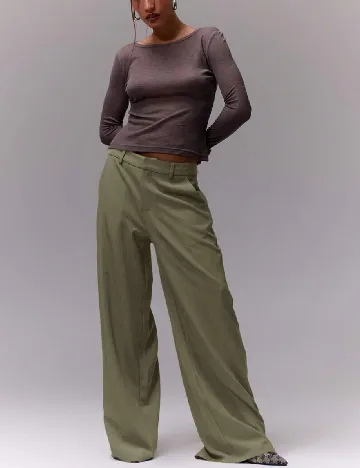 Pantaloni Musera, verde