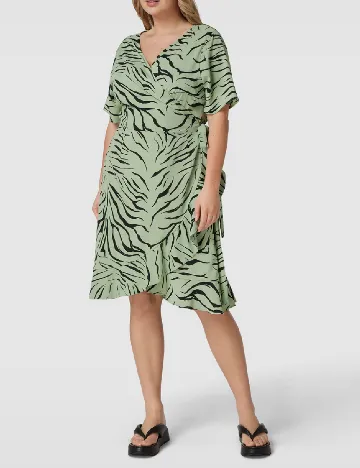 Rochie scurta Only Carmakoma, verde