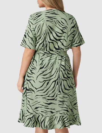 Rochie scurta Only Carmakoma, verde