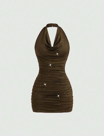 Rochie scurta SHEIN, verde