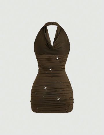 Rochie scurta SHEIN, verde