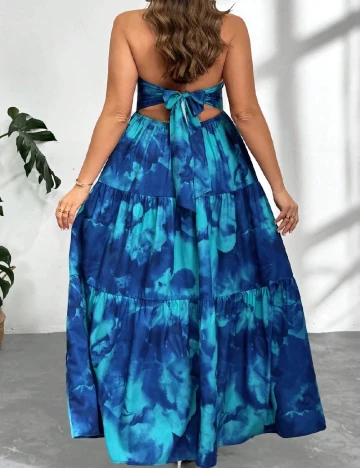 Rochie lunga SHEIN CURVE, albastru