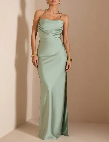 Rochie lunga SHEIN, verde
