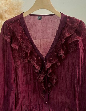 Bluza SHEIN CURVE, mov