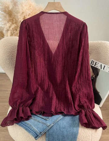 Bluza SHEIN CURVE, mov