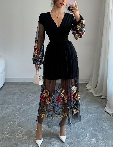 Rochie lunga SHEIN, negru