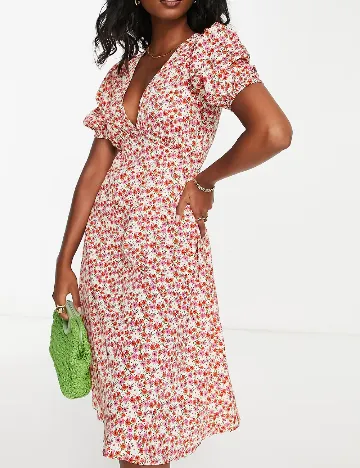 Rochie medie Vero Moda, floral