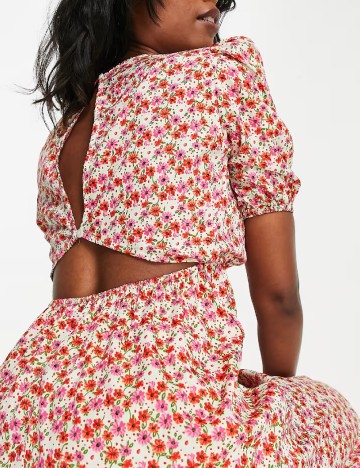 Rochie medie Vero Moda, floral