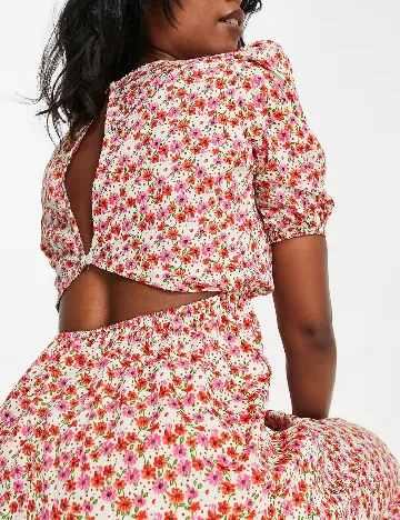 Rochie medie Vero Moda, floral