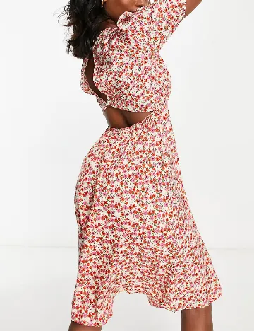 Rochie medie Vero Moda, floral