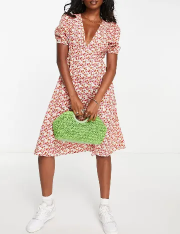 Rochie medie Vero Moda, floral