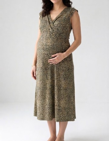 Rochie medie Only Maternity, verde