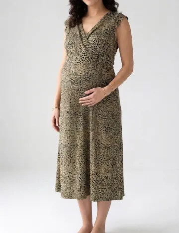 Rochie medie Only Maternity, verde