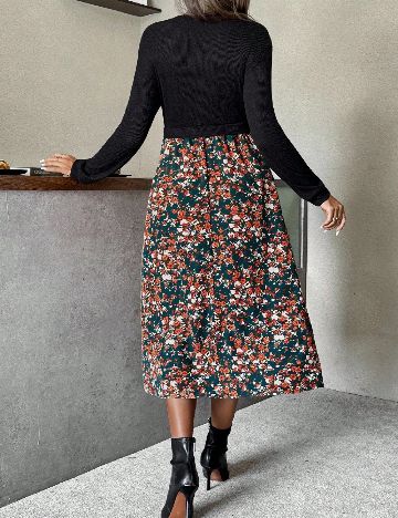 Rochie medie SHEIN Maternity, mix culori