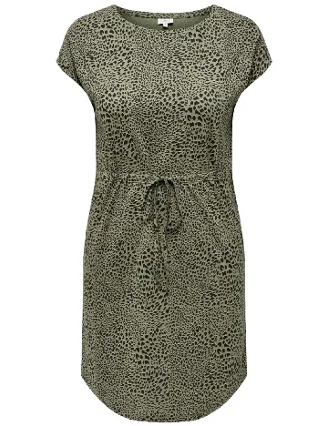 Rochie scurta Only Carmakoma, verde