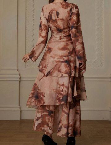 Rochie lunga SHEIN, maro