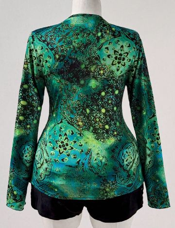 Bluza SHEIN CURVE, verde