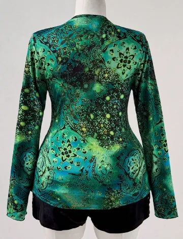 Bluza SHEIN CURVE, verde