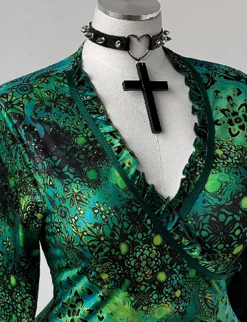 Bluza SHEIN CURVE, verde