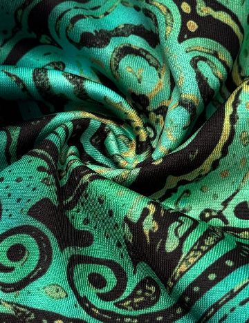 Bluza SHEIN CURVE, verde