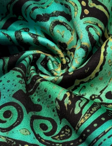 Bluza SHEIN CURVE, verde